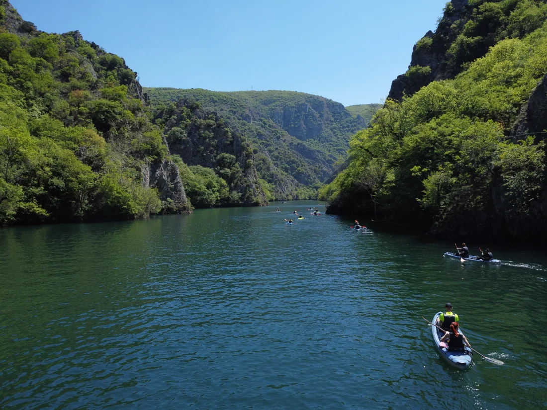 Το φαράγγι Matka και τα καταπράσινα νερά του